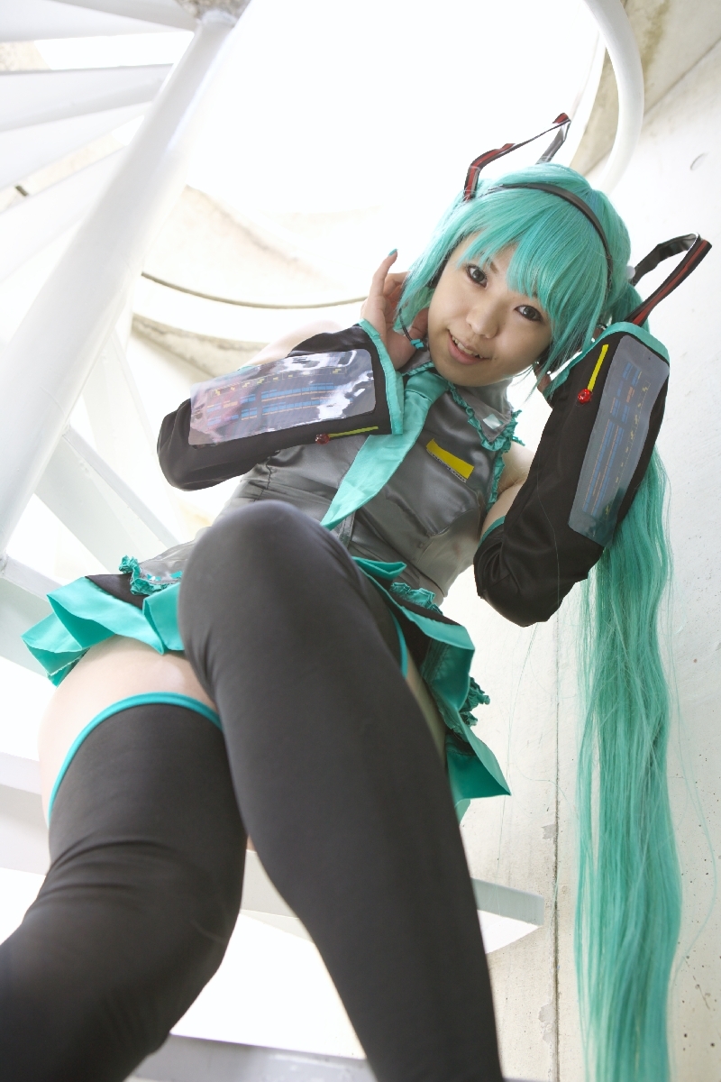 [Cosplay]  Vocaloid - Sexy Hatsune Miku